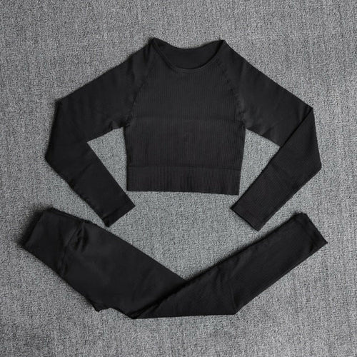 Yoga Set Seamless Women's Sportswear Workout Clothes Athletic Wear Gym