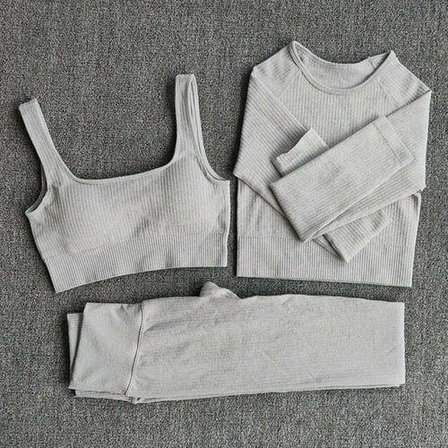 Yoga Set Seamless Women's Sportswear Workout Clothes Athletic Wear Gym