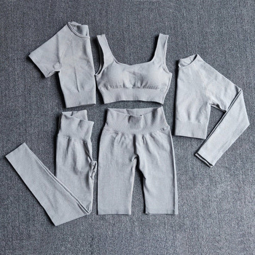 Yoga Set Seamless Women's Sportswear Workout Clothes Athletic Wear Gym