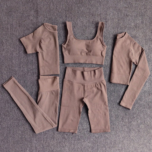 Yoga Set Seamless Women's Sportswear Workout Clothes Athletic Wear Gym