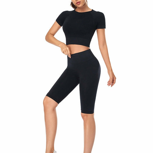 Yoga Set Seamless Women's Sportswear Workout Clothes Athletic Wear Gym