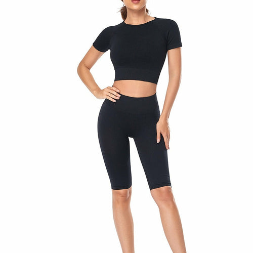 Yoga Set Seamless Women's Sportswear Workout Clothes Athletic Wear Gym